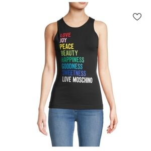 Love Moschino Black Tank 8